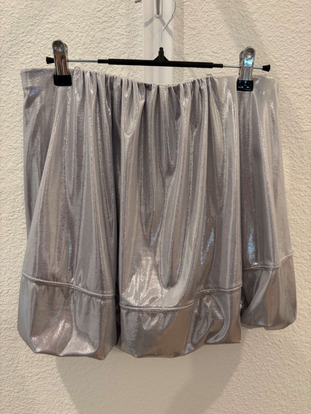 Maeve Silver Bubble Skirt